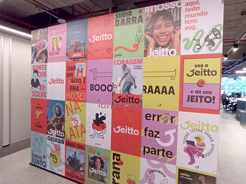 Lambe lambe adesivo personalizado